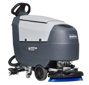 Nilfisk SC401 Mid Sized Walk Behind Battery Scrubber